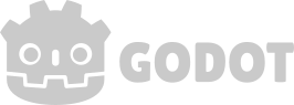 Godot logo in grey