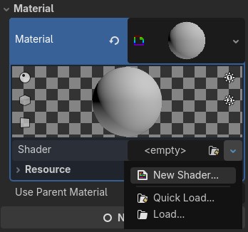 New Shader