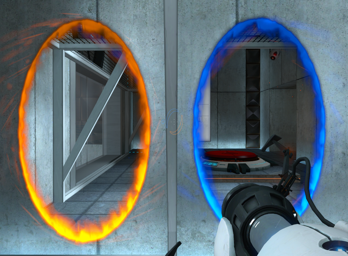 Both portals from the Portal Series