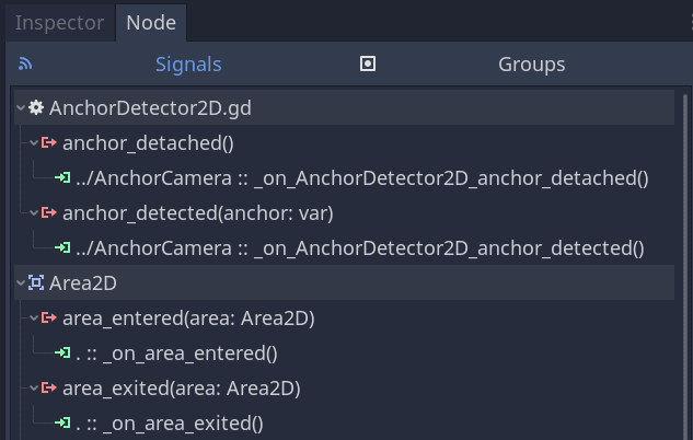 Connection of signals _anchor_detected_ and _anchor_detached_