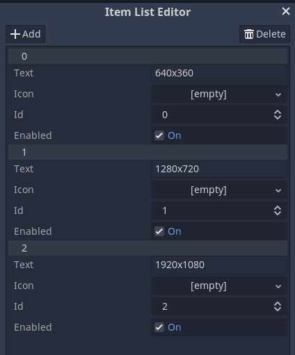 Item Editor