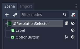 UIResolutionSelector scene