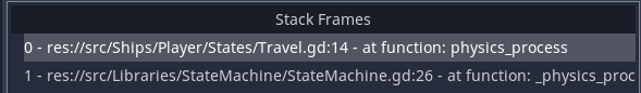 The callstack