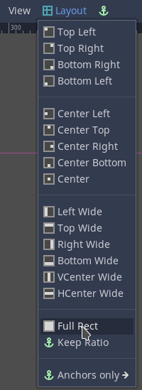 Full Rect Layout option