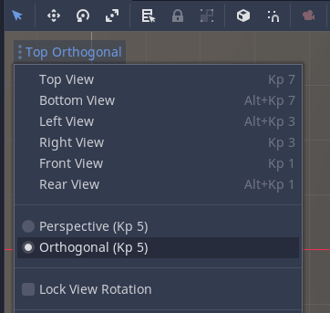 Orthogonal settings
