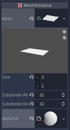 Mesh settings