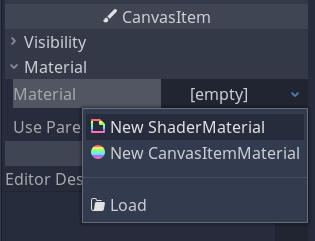 New shader material